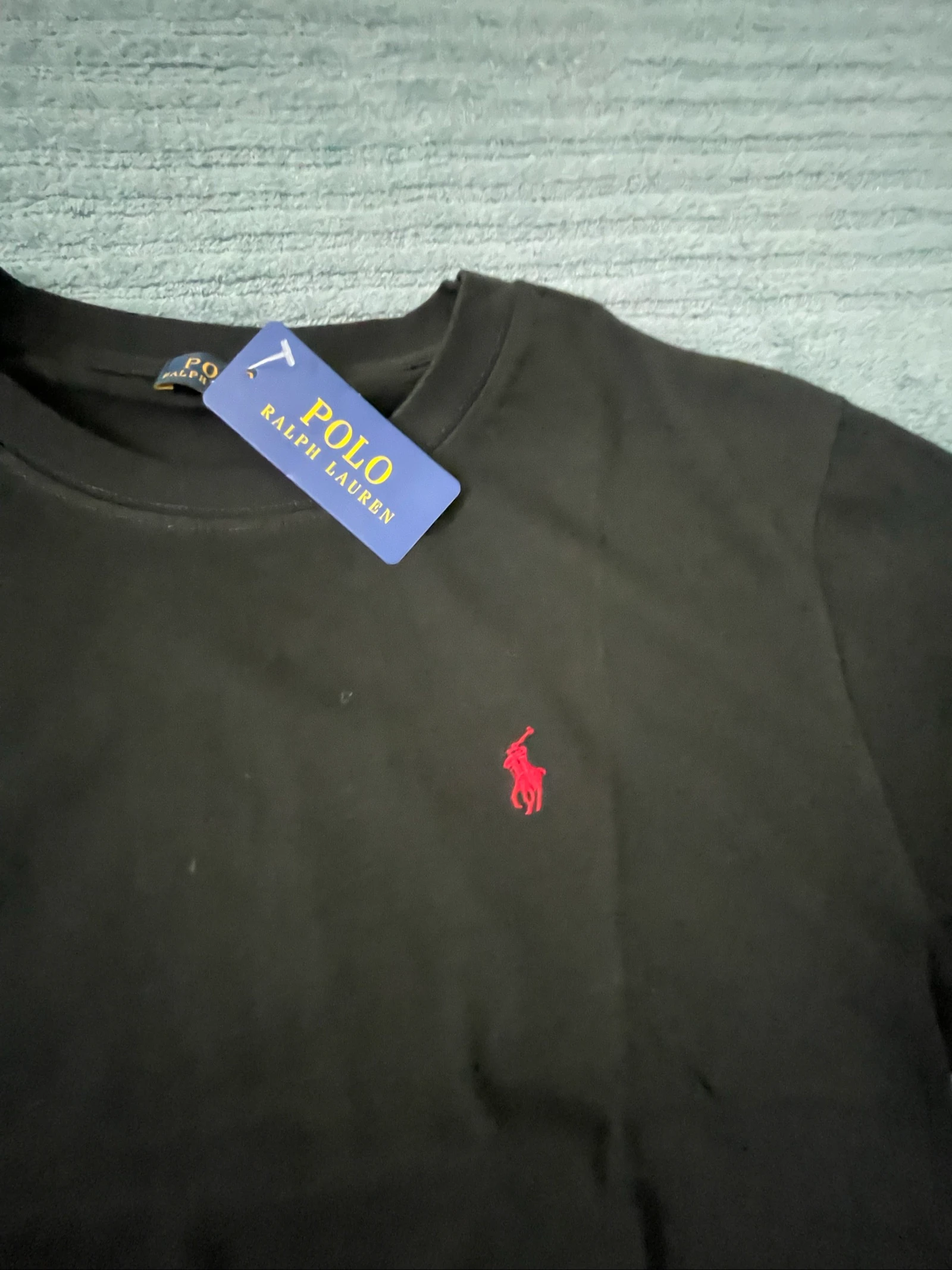 Polo Ralph Lauren preta básica tamanho M – photo 6